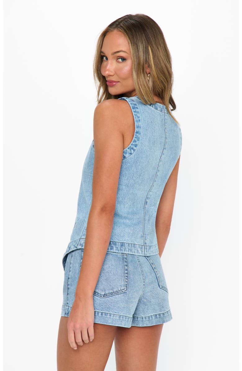 Show Me Your Mumu Pacifica Shorts, Alternate, color, Slate Indigo