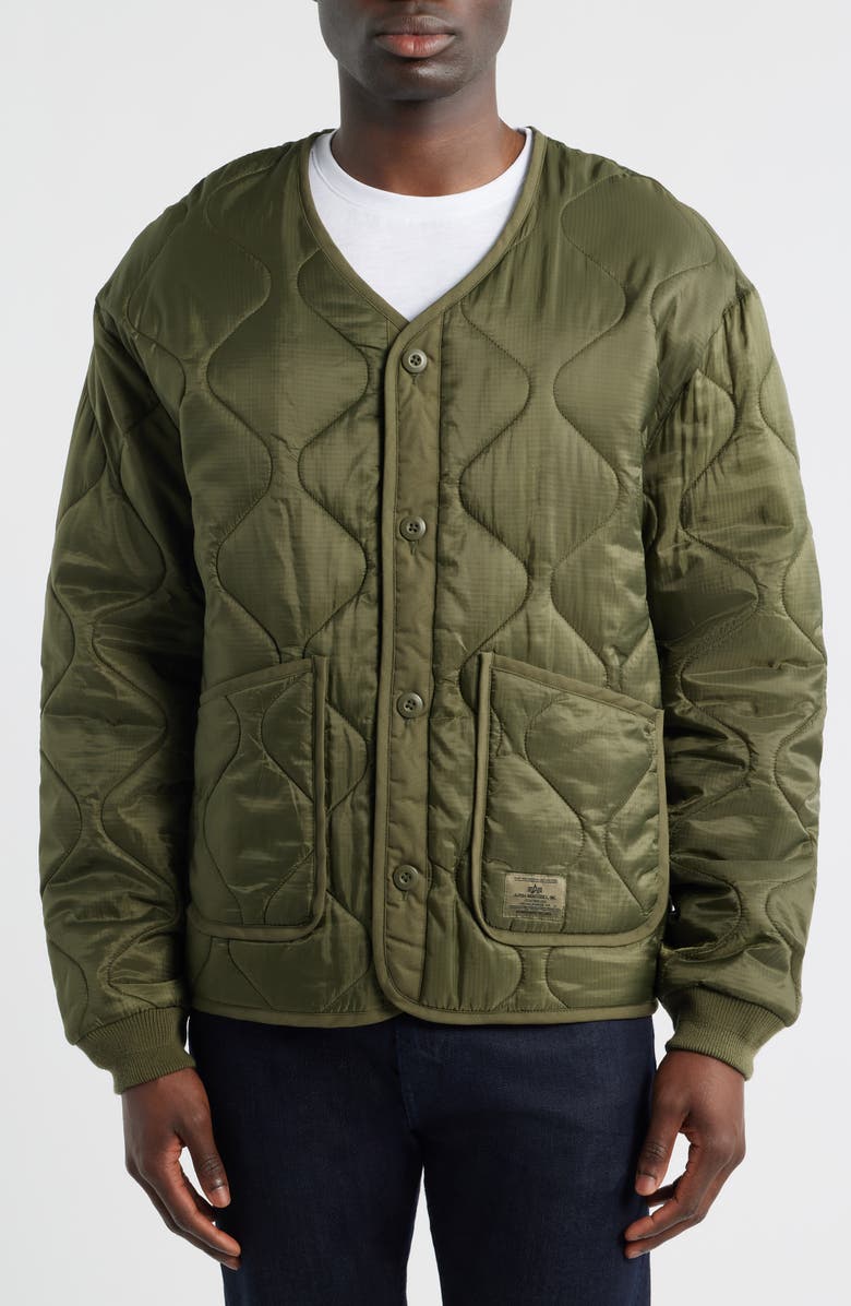 Alpha Industries ALS/92 Relaxed Tiger Liner Jacket, Alternate, color, Green