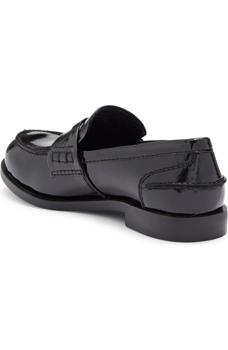 Jeffrey Campbell Books Penny Loafer, Alternate, color, Black Crinkle Patent