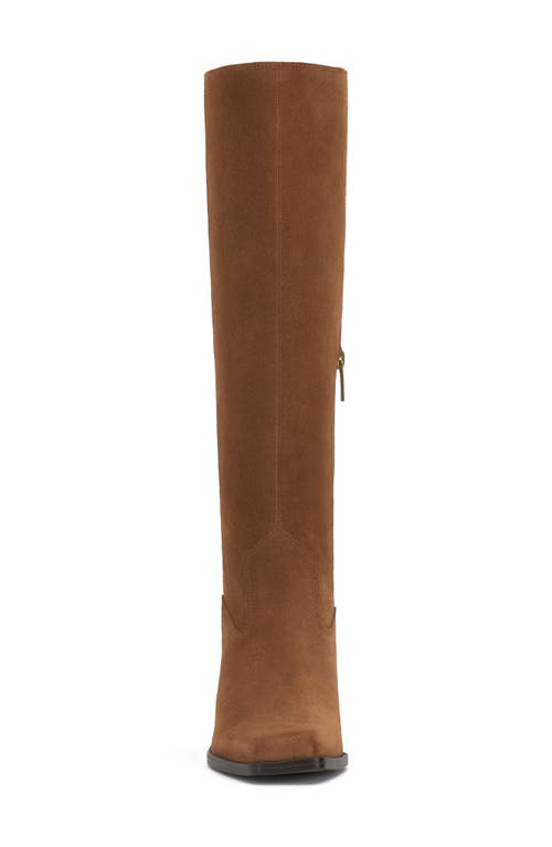 Vince Camuto Sangeti 1 Block Heel Boot In Brown