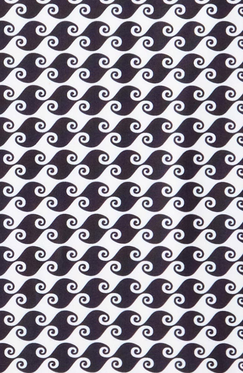 Boardies Kids' Sea Hound Ruffle One-Piece Swimsuit, Alternate, color, Black/ Cream