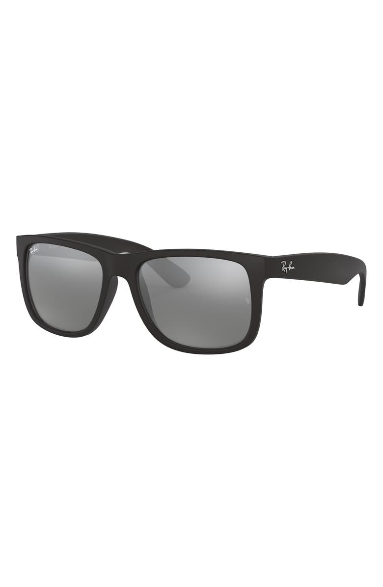 Ray-Ban 'Boyfriend' 51mm Sunglasses, Alternate, color, Grey Mirr
