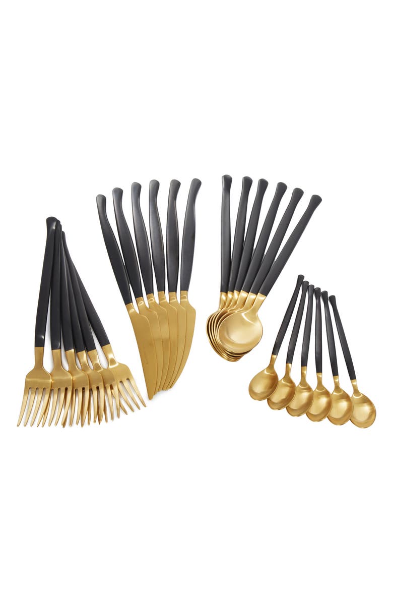 BergHOFF Dina 24-Piece Flatware Set, Main, color,