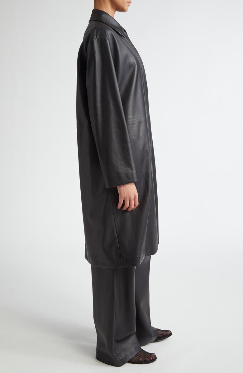 FFORME Joss Lambskin Leather Coat, Alternate, color, 