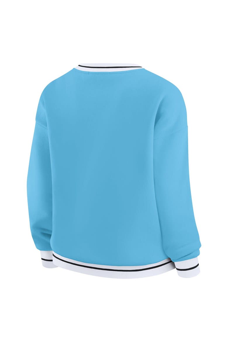 Women's WEAR by Erin Andrews Carolina Blue North Carolina Tar Heels Seal Sweatshirt, Alternate, color, Light Blue
