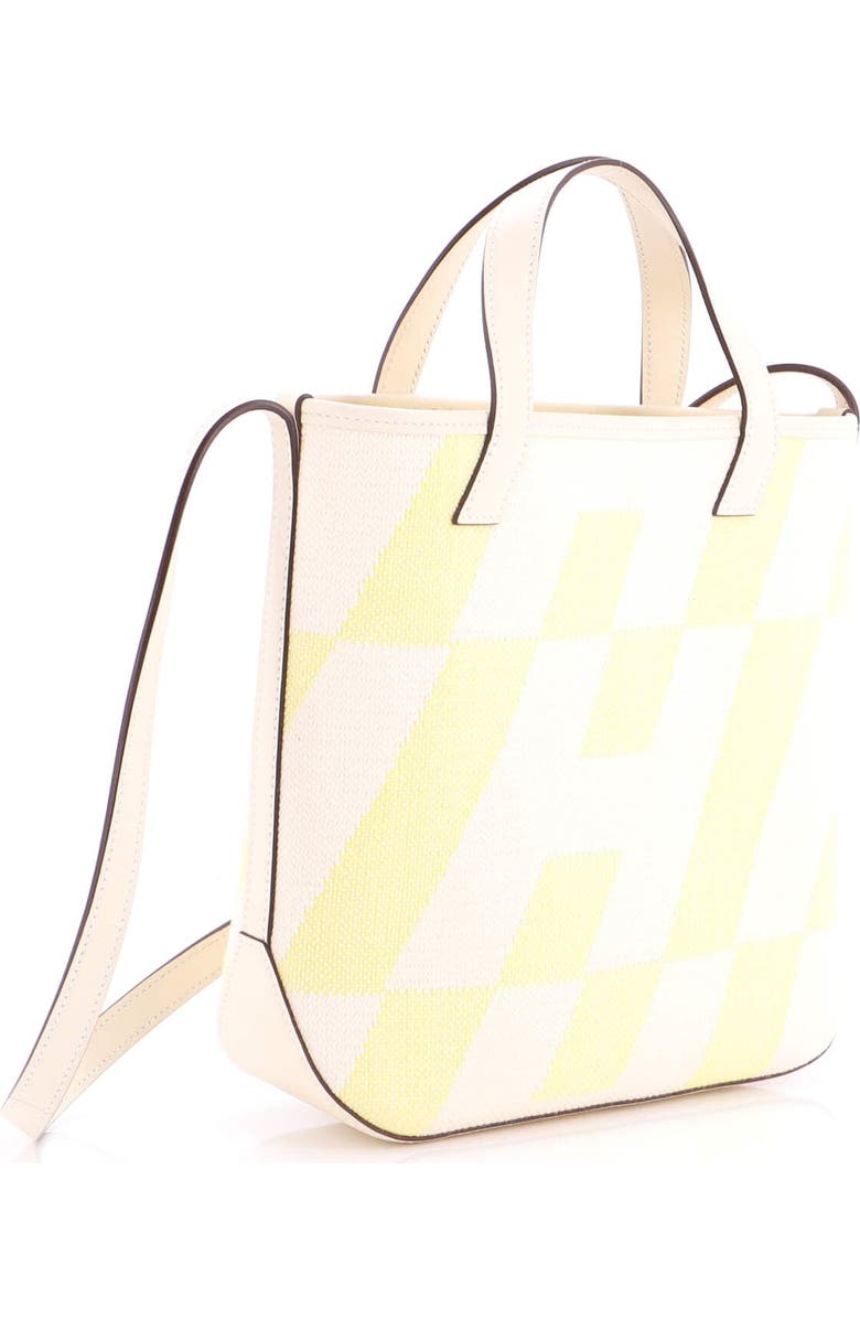 Pre-Owned Hermes Cabas H en Biais Tote Canvas with Leather 27, Alternate, color, Lime