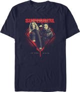 Supergirl Men's Supergirl Kara and Ruthye Logo  Graphic T-Shirt