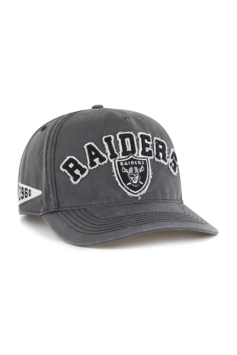 Men's '47 Charcoal Las Vegas Raiders  Calderwood Well Worn Hitch Adjustable Hat, Main, color, Charcoal