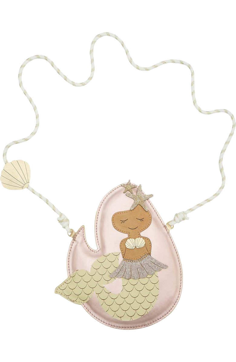 Mimi & Lula Kids' Mermaid Crossbody Bag, Main, color, Pink
