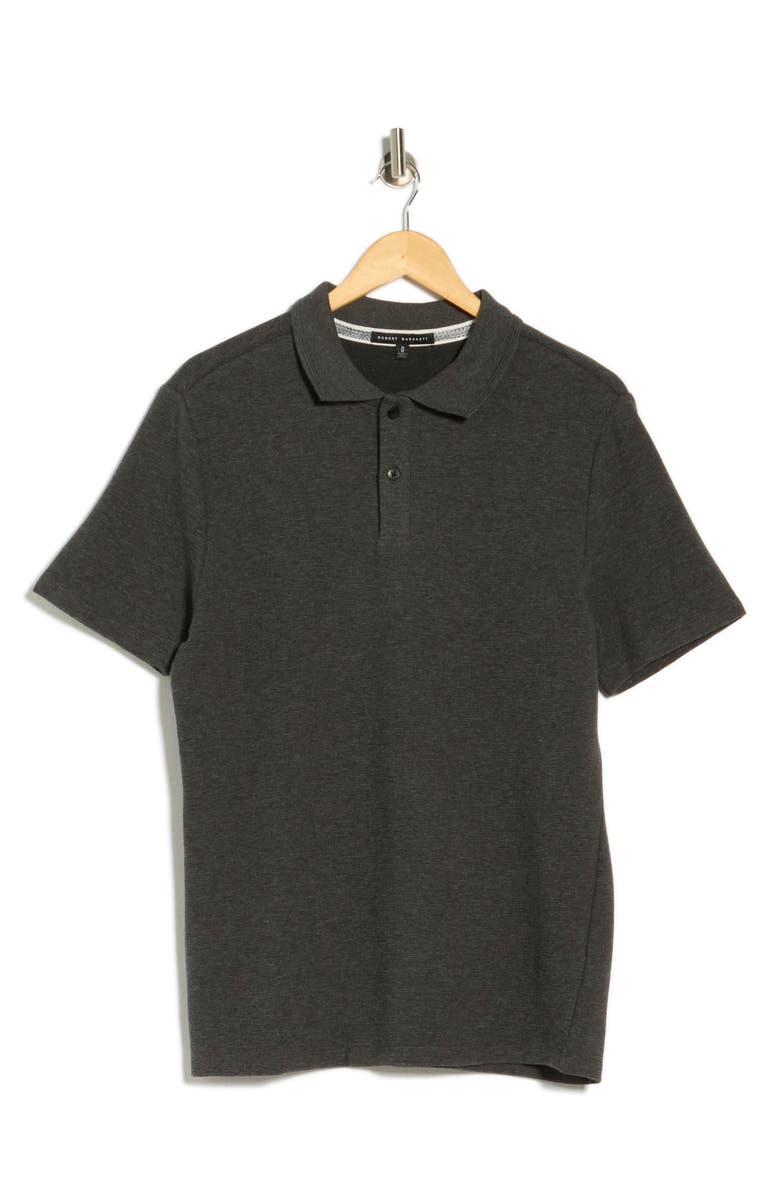 Robert Barakett Rick Knit Polo, Alternate, color, Black