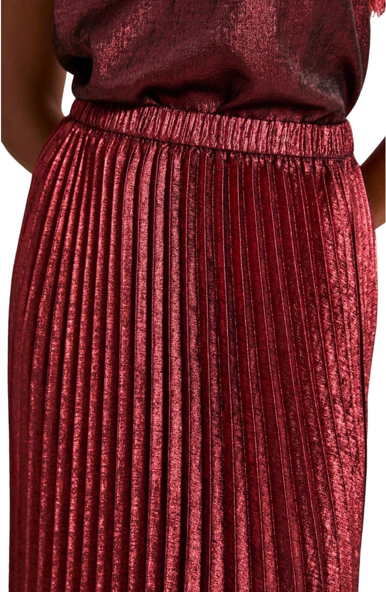 FatFace Women's Gaia Metallic Skirt, Alternate, color, 