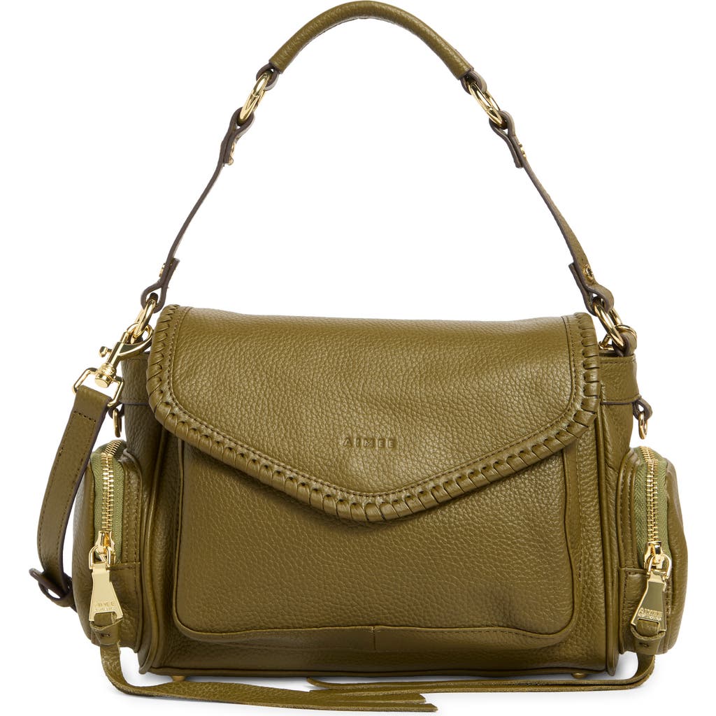 Aimee Mystic Convertible Shoulder Bag In Green