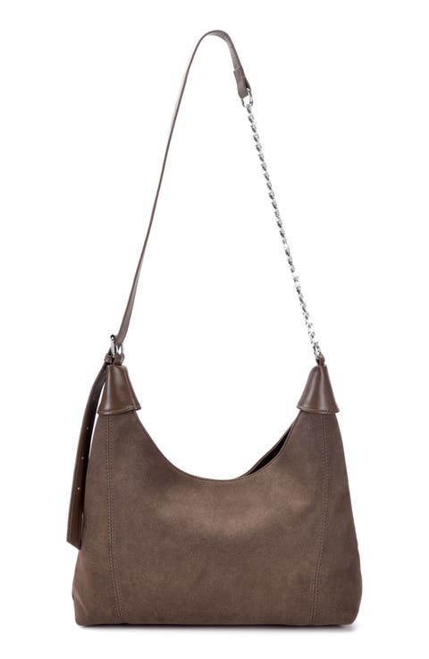 Faux Leather Shoulder Bag