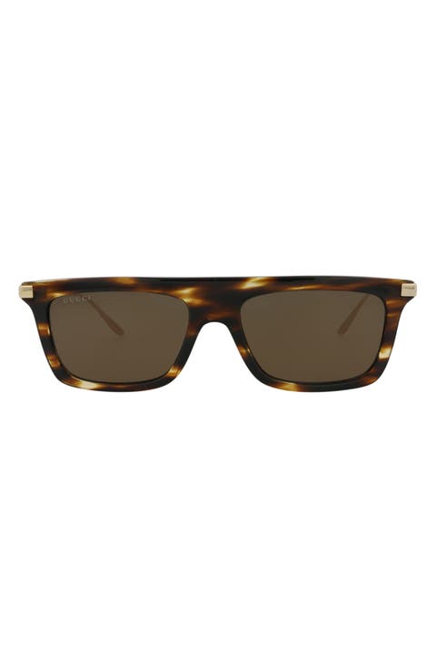 Novelty 55mm Rectangular Sunglasses