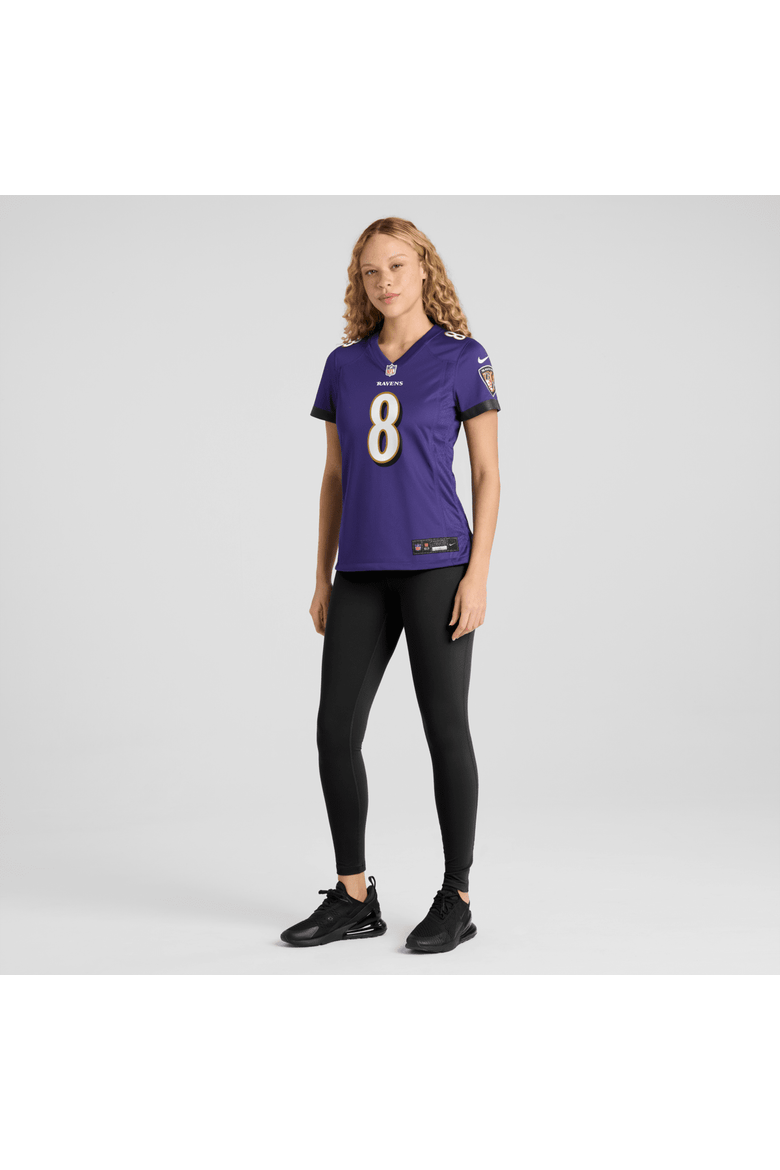 Women's Nike Lamar Jackson Purple Baltimore Ravens Game Jersey, Alternate, color, Purple