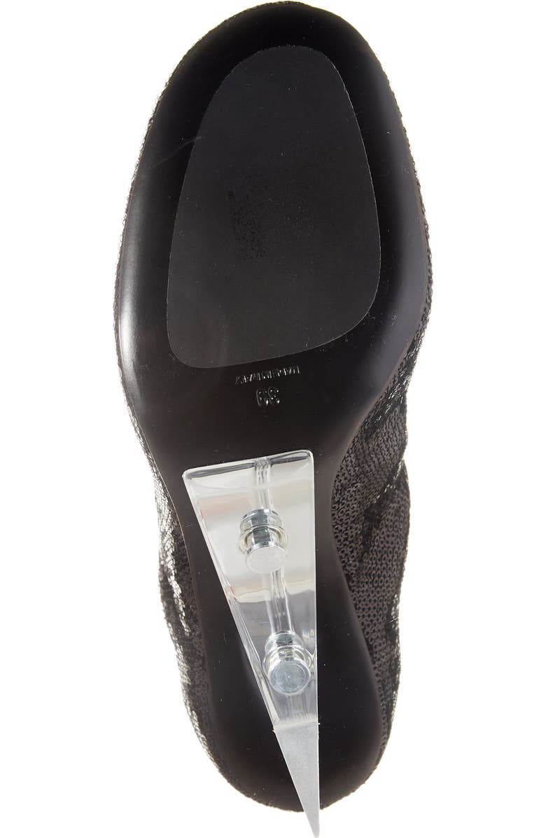 McQueen Shard Wedge Sock Boot, Alternate, color,