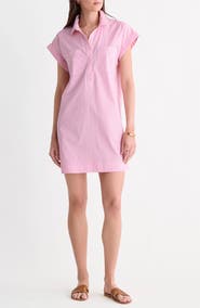 vineyard vines Margo Stripe Stretch Cotton Poplin Shirtdress