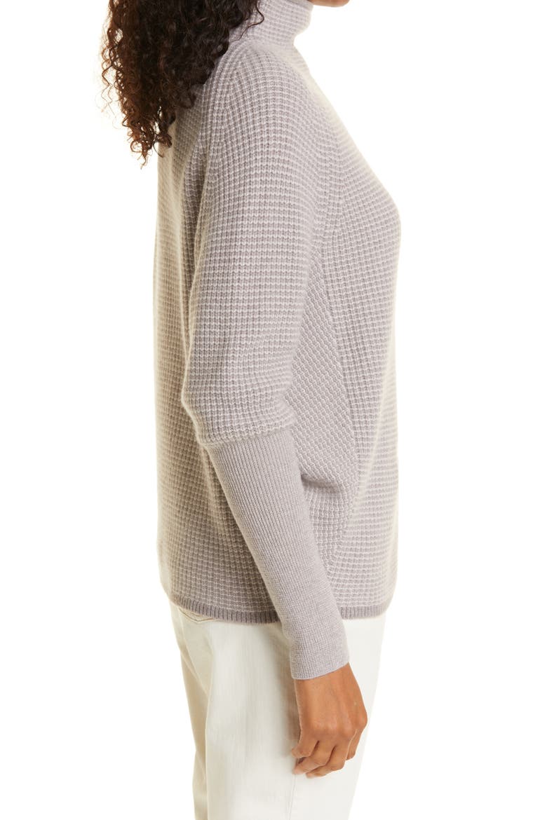 Emma Cashmere Mock Neck Sweater, Alternate, color, STRIPE