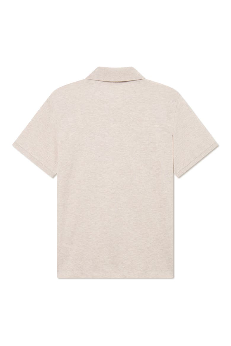 Piqué 2.0 Polo, Alternate, color, LIGHT SAND MELANGE