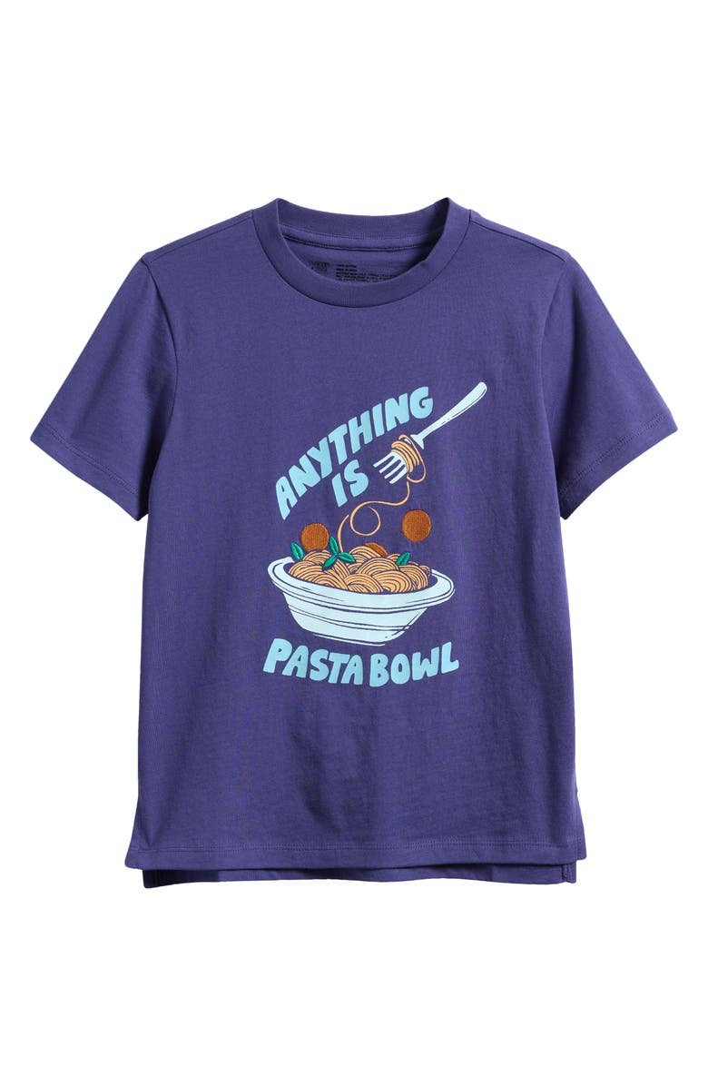 Tucker + Tate Kids' Embroidered Graphic T-Shirt, Main, color, Navy Skipper Pasta Bowl