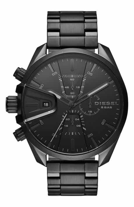 DIESEL® Diesel MS9 Bracelet Chronograph Watch, 48mm
