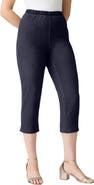 Roaman's Plus Size Comfort Stretch Capri Jean