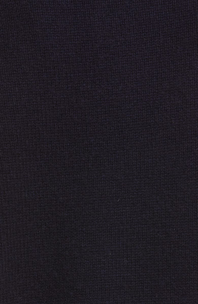 Lela Rose Floral Embroidered Mock Neck Sweater, Alternate, color, 