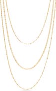 LANA Sienna Triple Strand Necklace