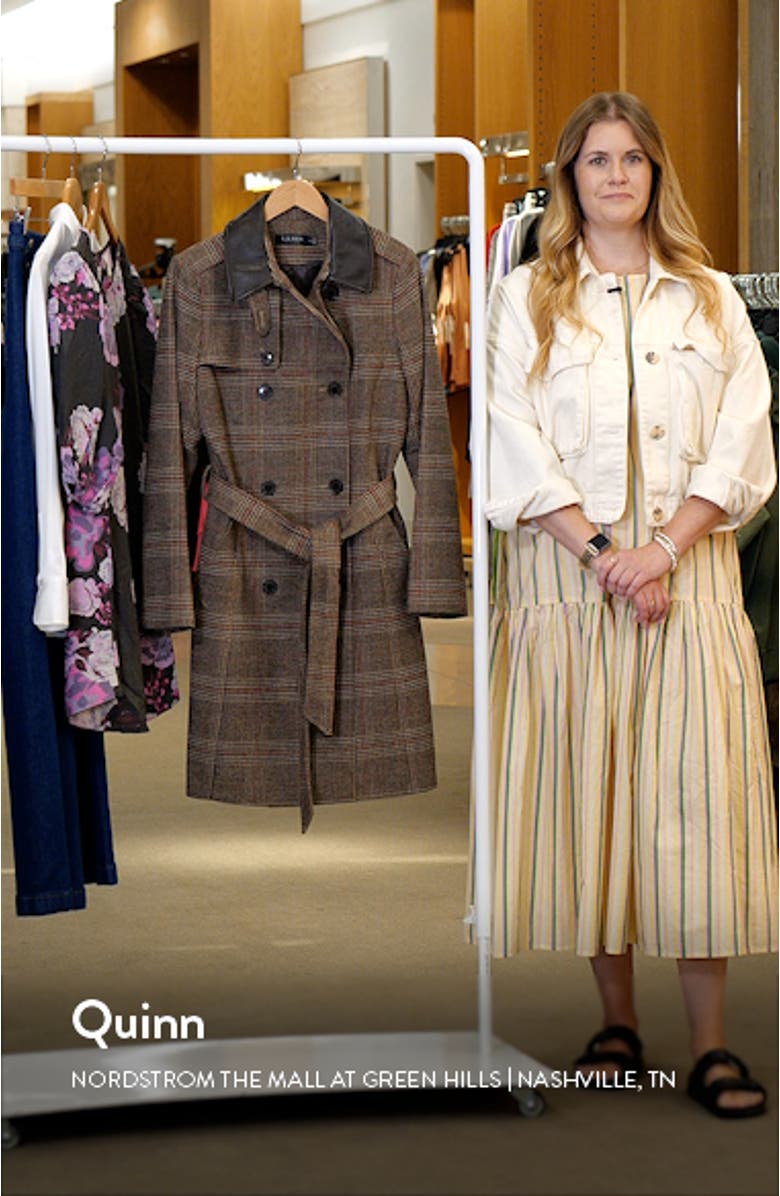 Houndstooth Trench Coat, sales video thumbnail