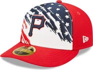 New Era Men's New Era Red Pittsburgh Pirates 2022 4th of July Low Profile 59FIFTY Fitted Hat