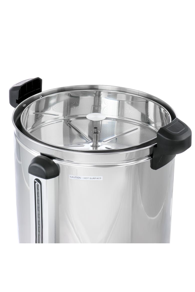 100 Cup Stainless Steel Coffee Urn, Alternate, color, Grey