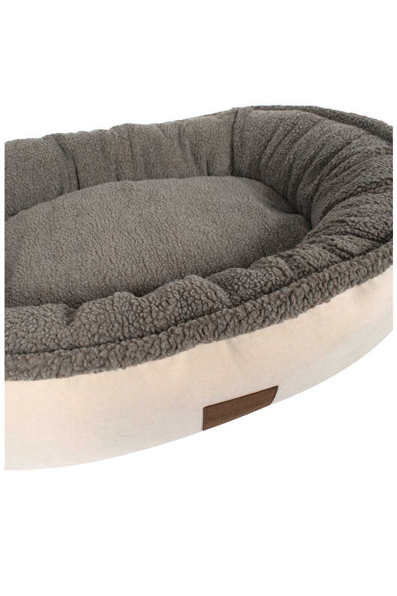 Microfiber Comfy Cup Pet Bed, Alternate, color, BONE