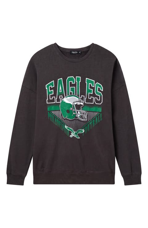 Philadelphia Eagles Drop Shoulder Cotton Sweatshirt