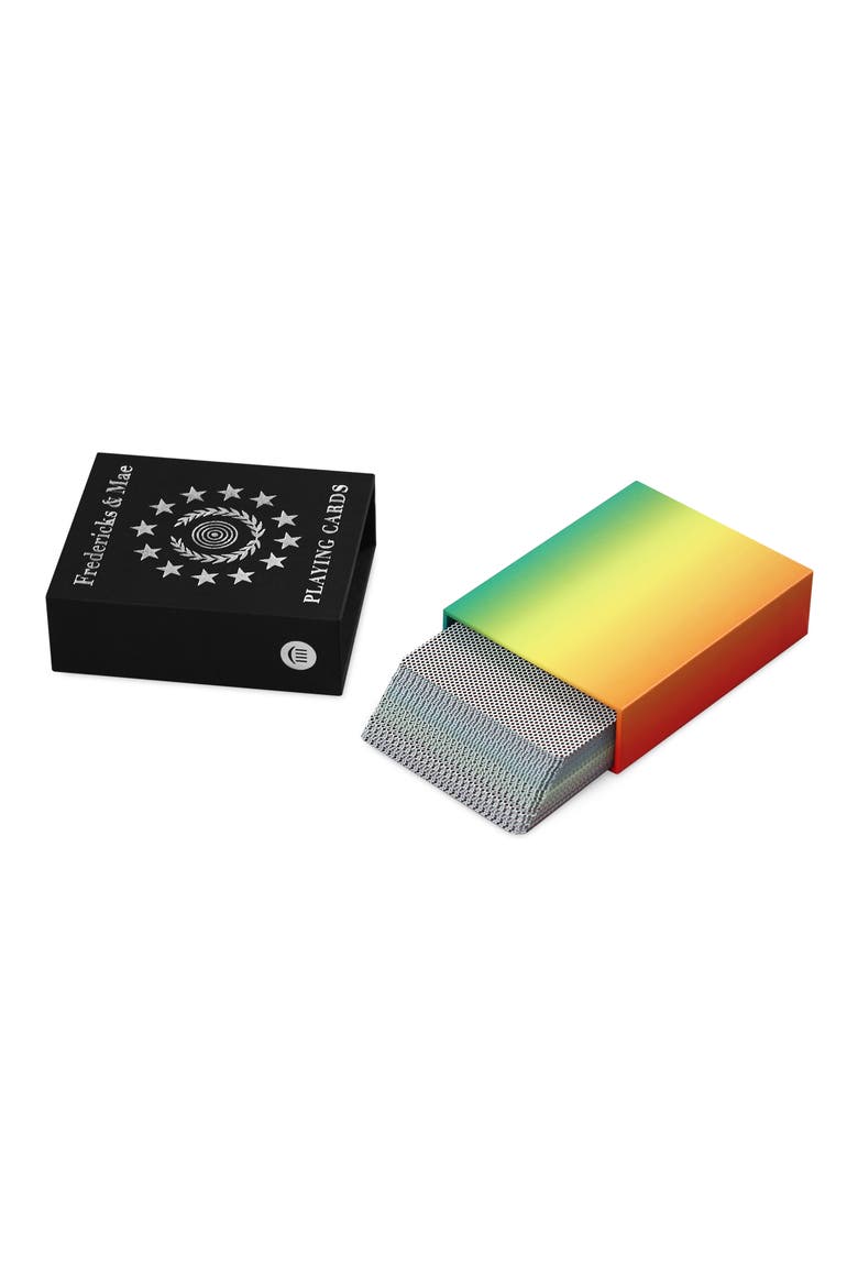 Design Store Rainbow Playing Cards, Alternate, color, NONE