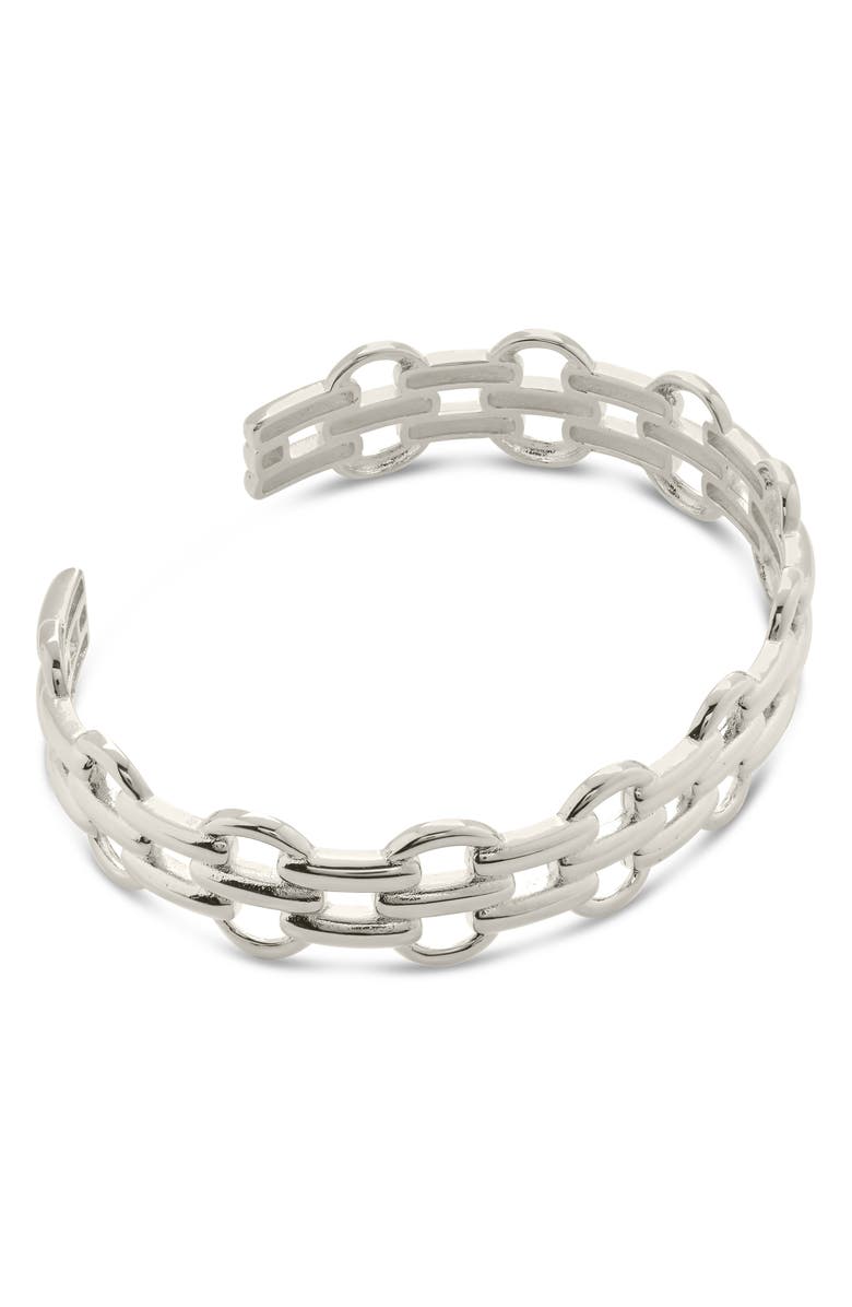 Sterling Forever Remi Cuff Bracelet, Alternate, color,