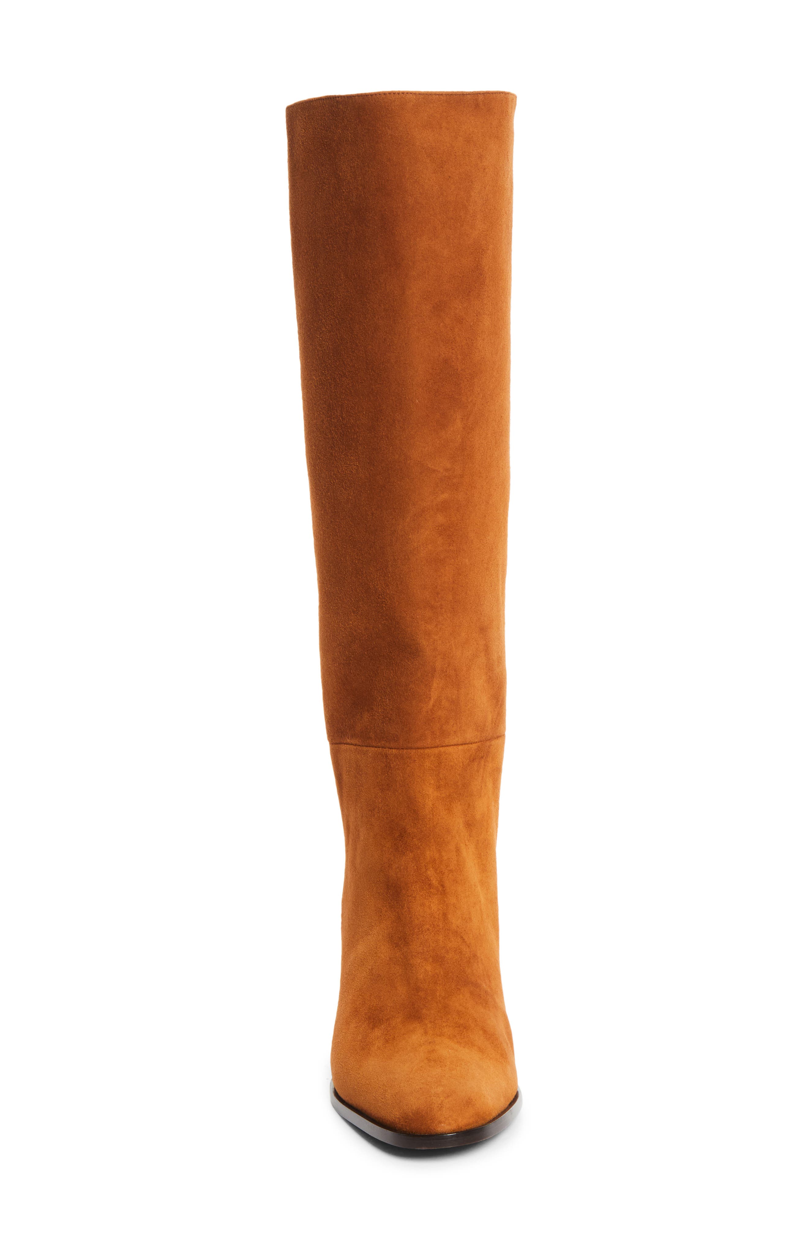 Caly Suede Knee High Boot, Alternate, color, TAN