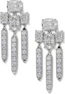 Nadri Northern Lights Cubic Zirconia Chandelier Earrings