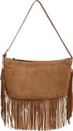 Lucky Brand Ivy Fringe Suede Shoulder Bag