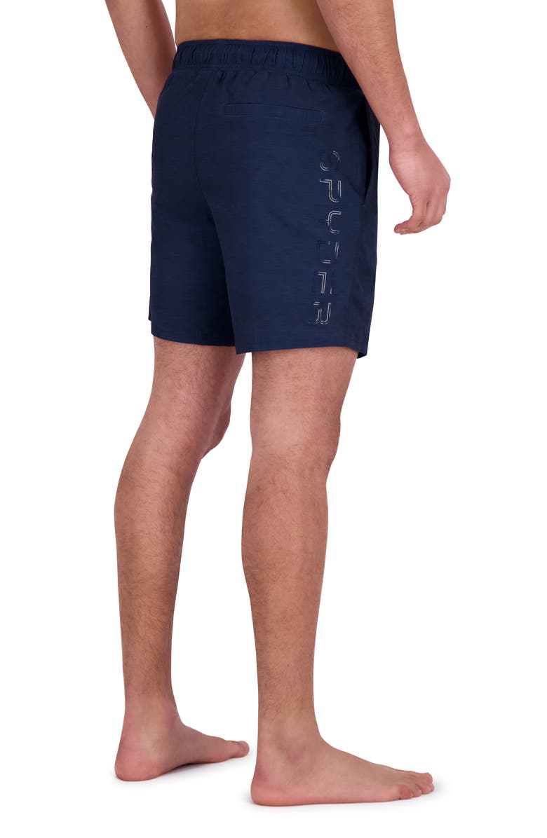 Spyder Core Volley Swim Trunks, Alternate, color, Dress Blue