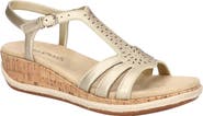 EASY STREET Dorinda T-Strap Wedge Sandal