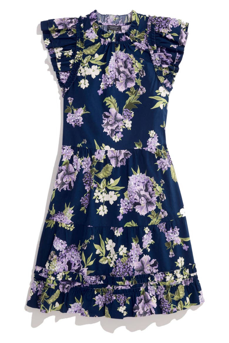 Floral Print Tiered Ruffle Minidress, Alternate, color, TABATHA FLORAL