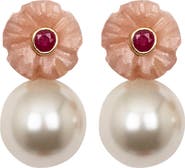Jennifer Behr Libby Faux Pearl Earrings