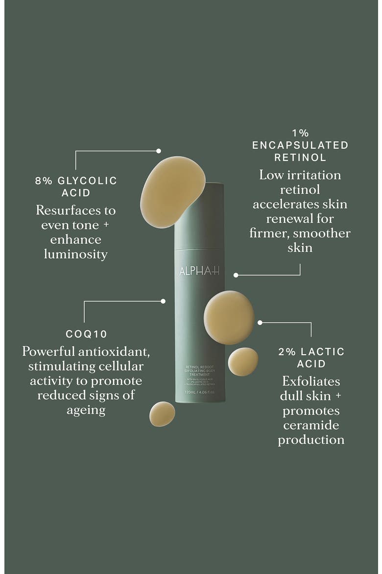 Retinol Reboot Exfoliating Body Treatment with 8% Glycolic Acid, 2% Lactic Acid+ & 1% Encapsulated Retinol, Alternate, color, NO COLOR