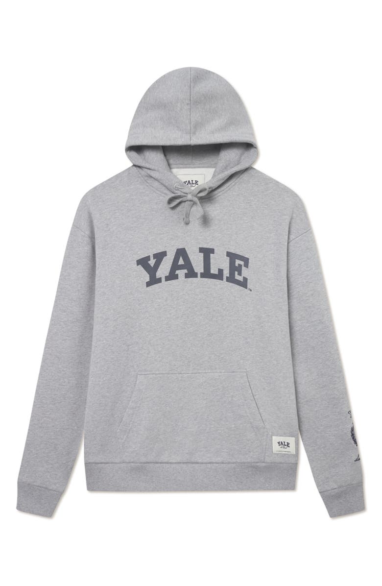 Les Deux Yale Logo Graphic Hoodie, Main, color,