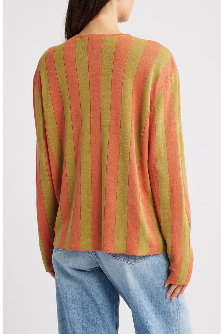 Carlington Stripe Shell, Alternate, color, TERRA COTTA/ DUST STRIPE