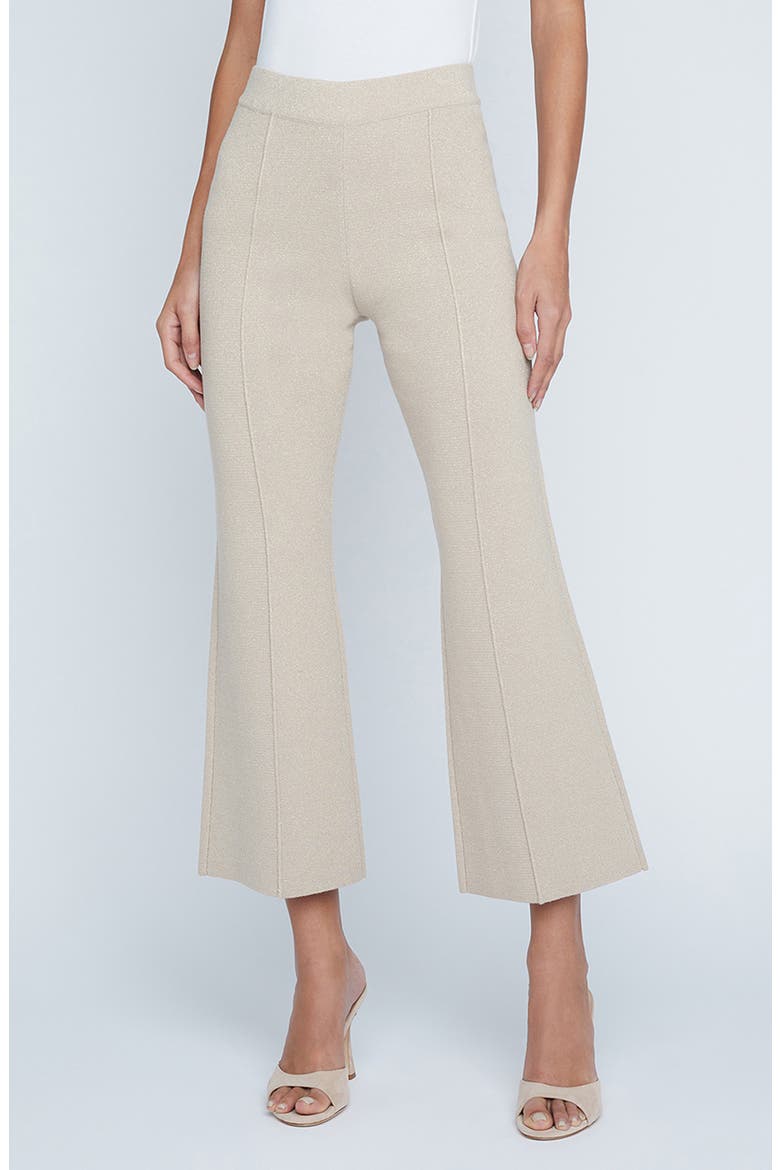 Ren Flare Leg Pants, Alternate, color, PALE KHAKI