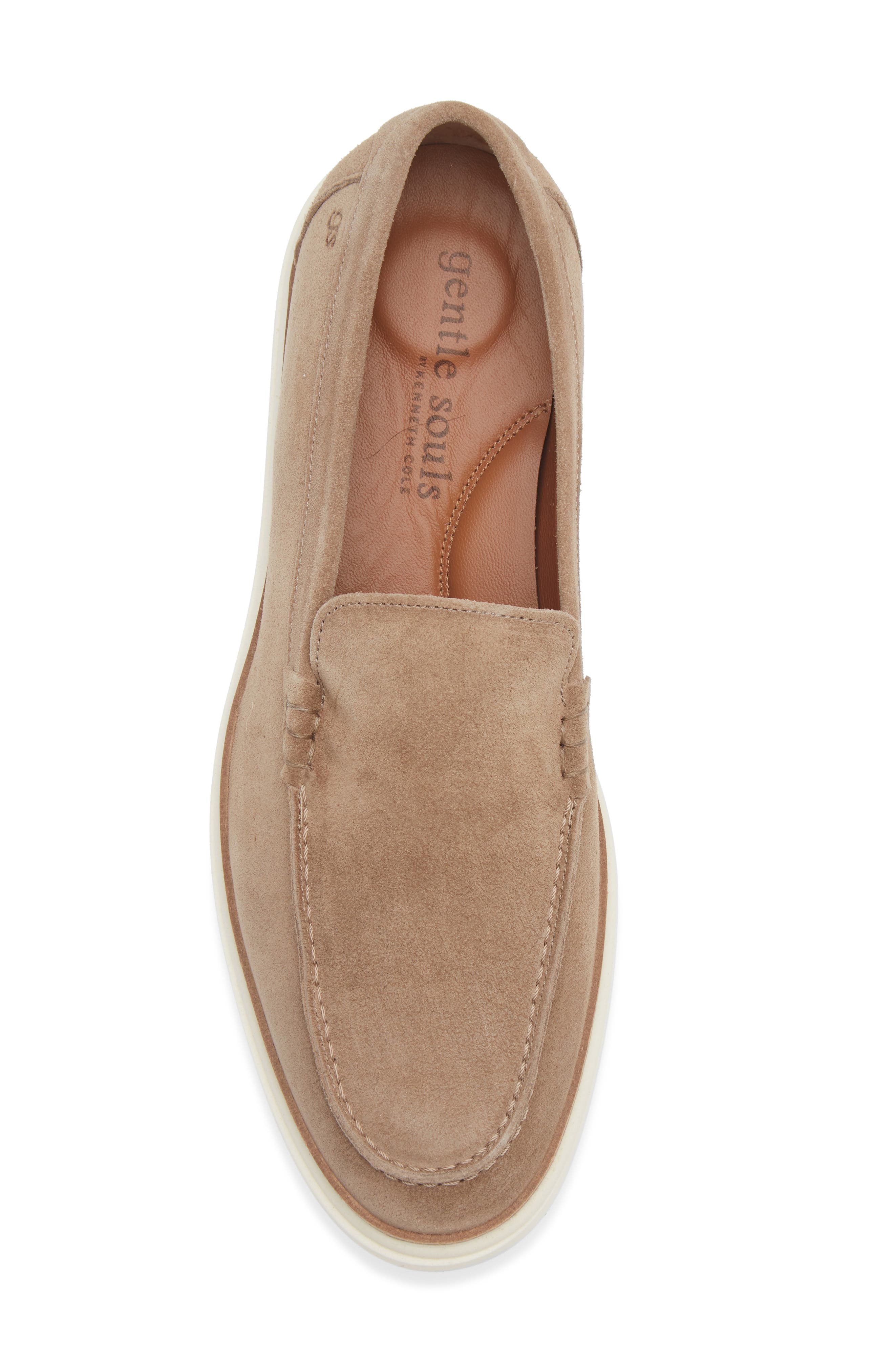 Azores Sneaker Sole Loafer, Alternate, color, TAUPE SUEDE