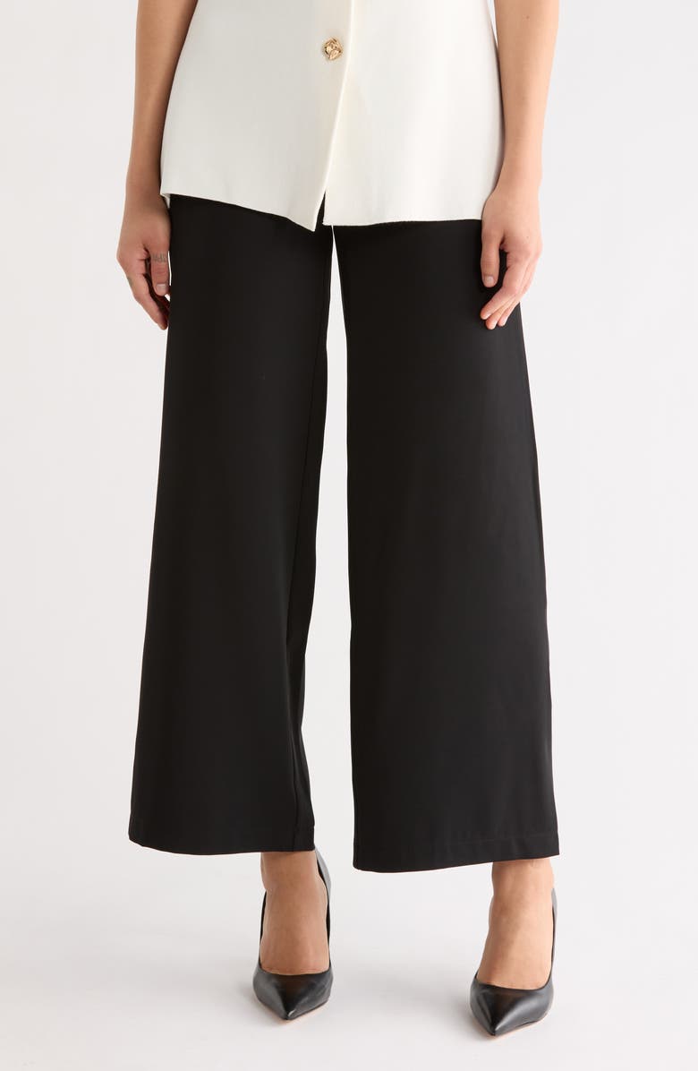 T Tahari Pull-On Everyday Pants, Main, color, Black