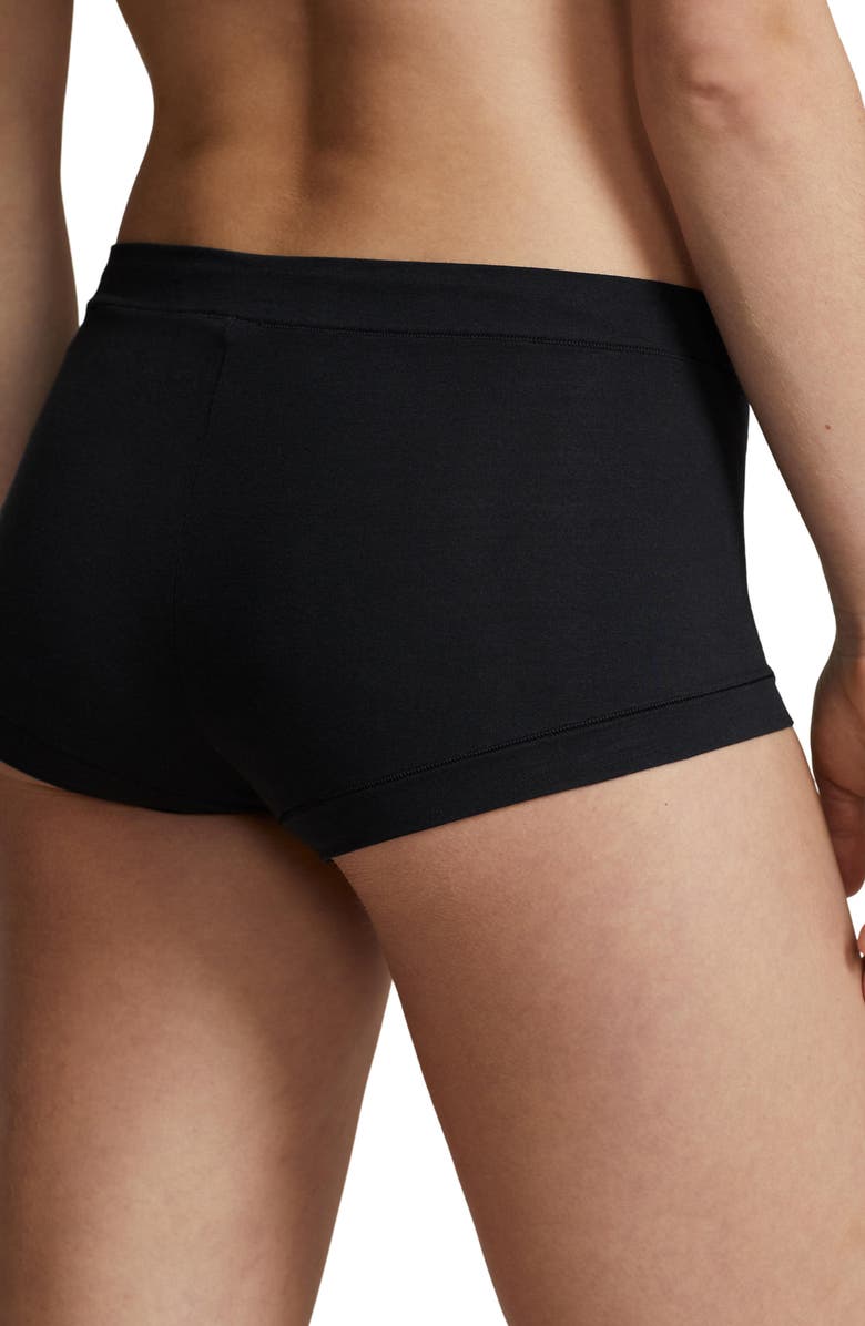 Polo Ralph Lauren Stretch Cotton Boyshorts, Alternate, color, Onyx