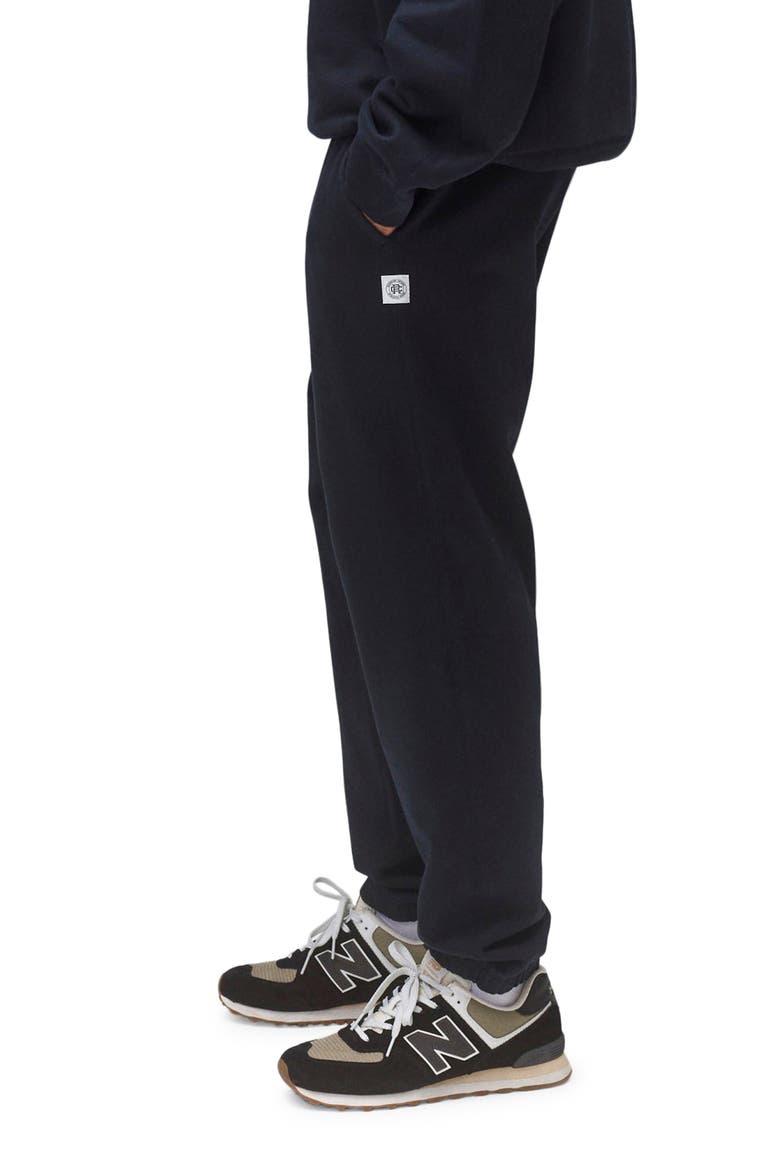 Midweight Terry Standard Sweatpants, Alternate, color, NAVY